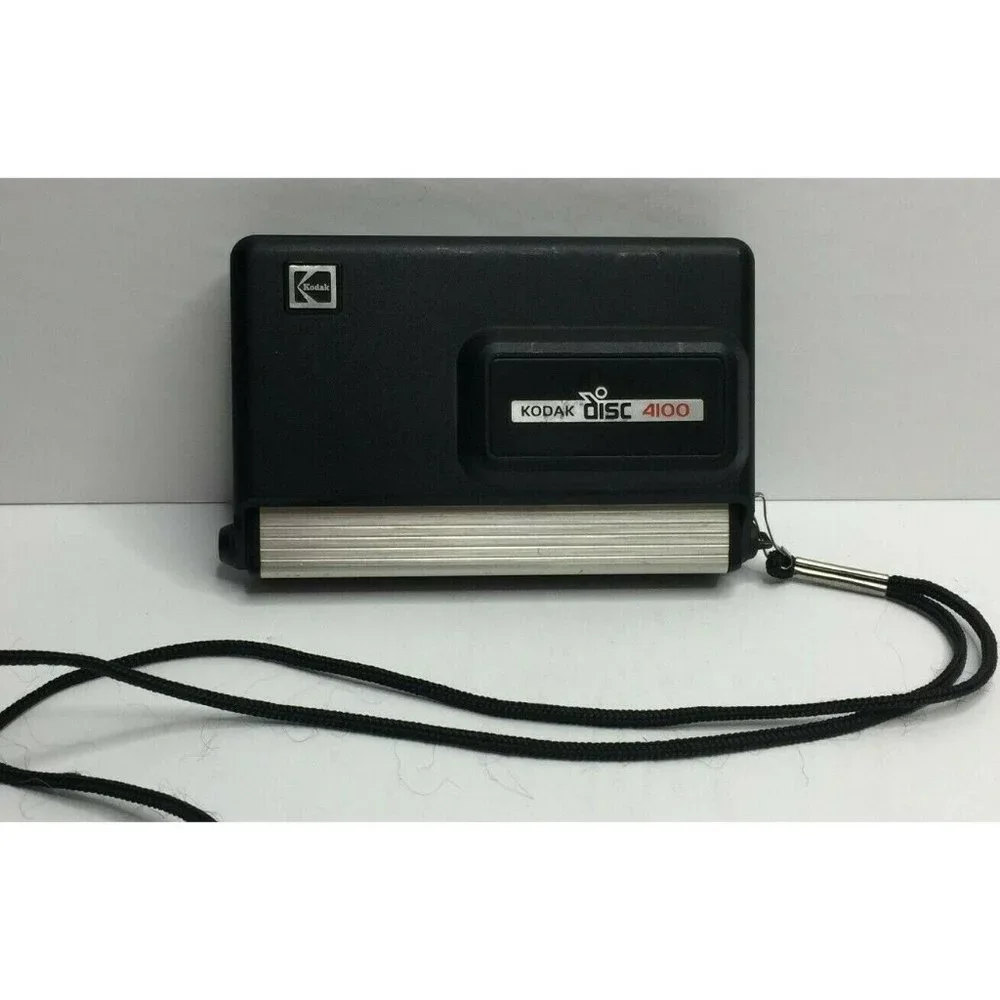 Vintage Kodak 4100 Disc Camera Photography With Neck Strap